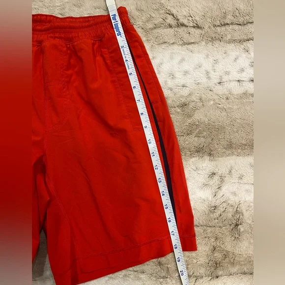 Lululemon Men’s lined Pace-Breaker Shorts in Red Size S - Picture 6 of 9